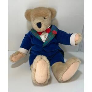 1986 North American Bear Co Fuzzy VanderBear Holiday Collection Plush Jointed